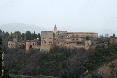  Alhambra palace complex in Spain © moniadk