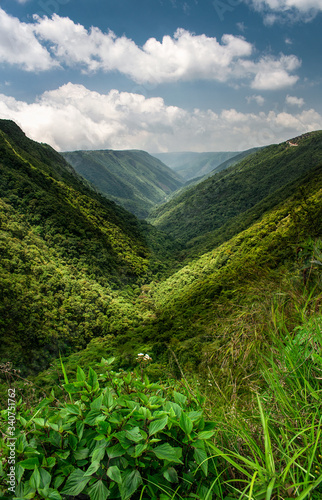 a beautiful Mawkdok Dympep Valley in shillong in meghalaya