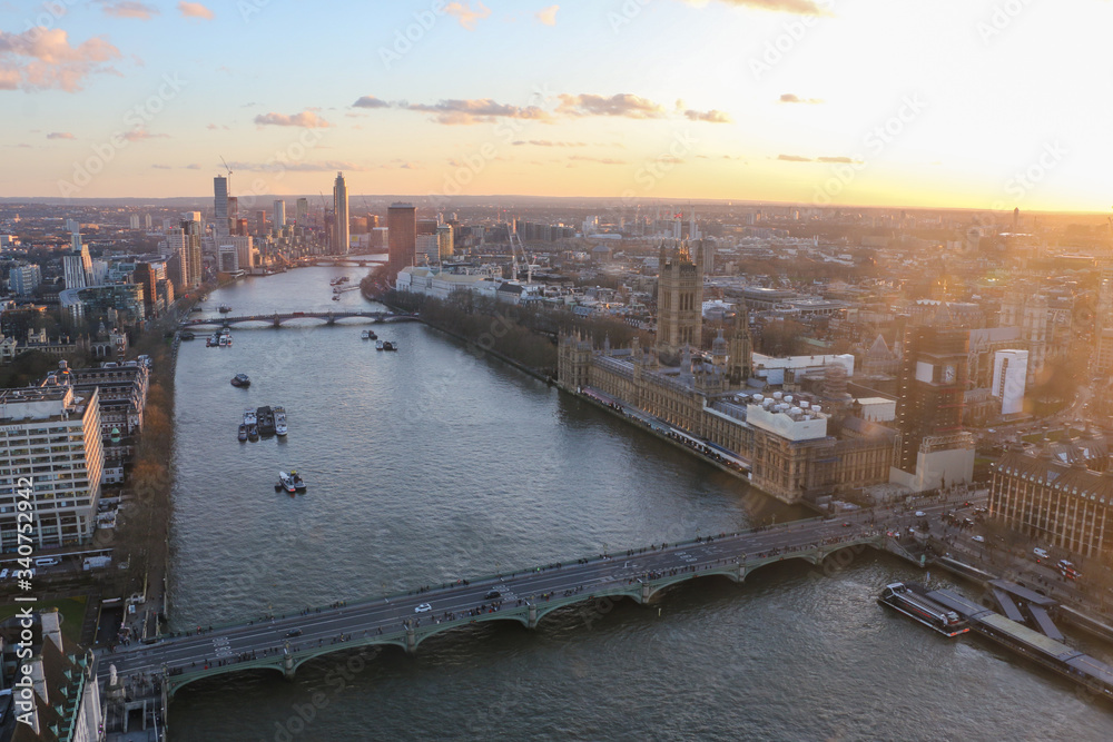 Vista de Londres desde el London Eye