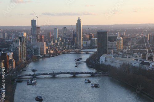 Prespectiva de Londres desde el London Eye photo