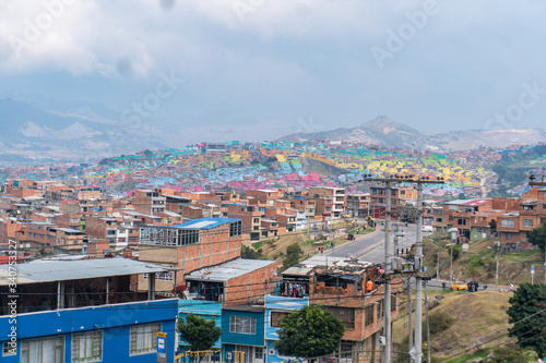 aerial view of the city