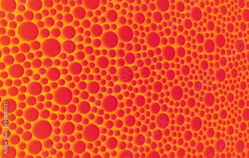 High technology abstract dots background. Three-dimensional render illustration.