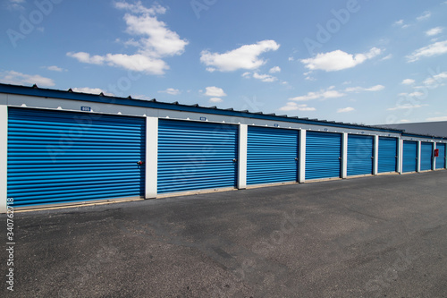 Self storage and mini storage garage units. photo