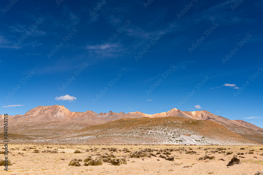 Mountains and volcano in Arequipa, Peru