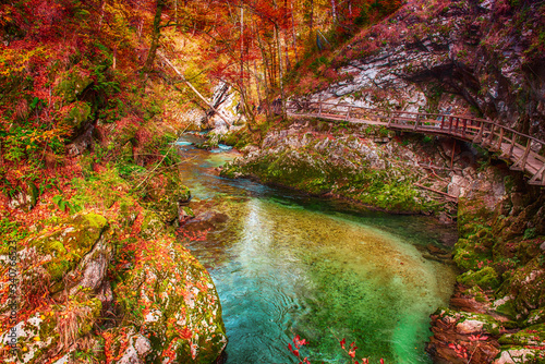 Vintgar gorge, Slovenia photo