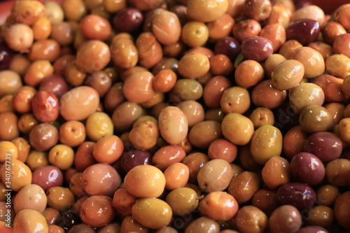 olives in a market