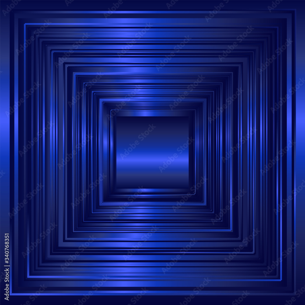 3d rendering illustration of shiny square shapes background with perspective effect. 3d rendering illustration of shiny square shapes background with perspective effect.