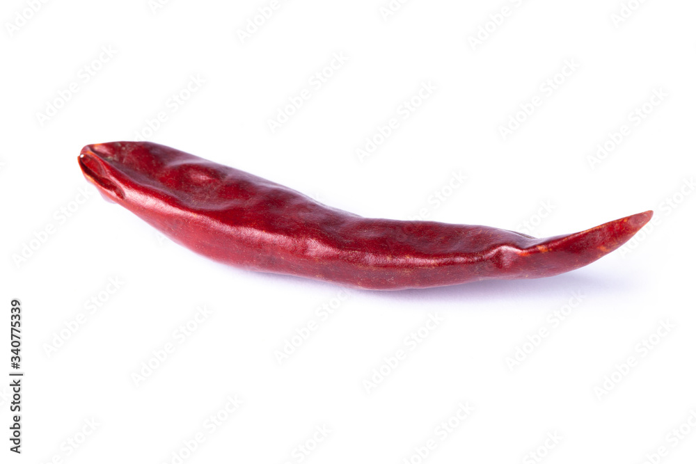 Sichuan facing heaven dry China hot pepper pod in white Sichuan facing heaven dry China hot pepper pod in white