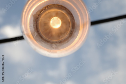 close up of a bulb