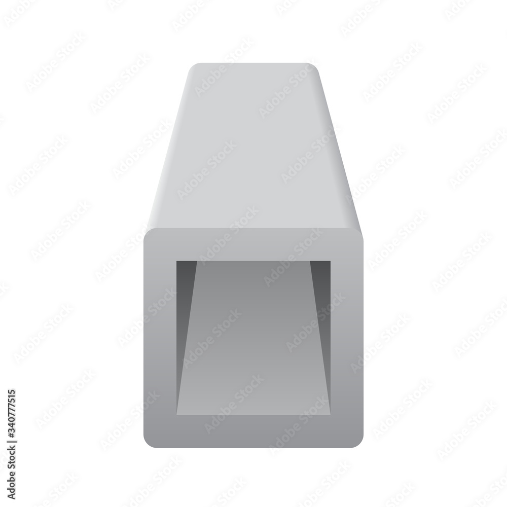 pipe product isolated