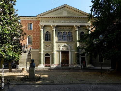Modena, Italy, Synagogue, Facade