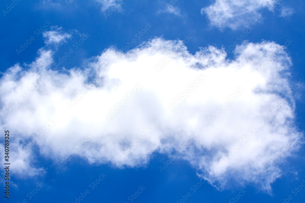 Blue sky background with clouds and wallpaper