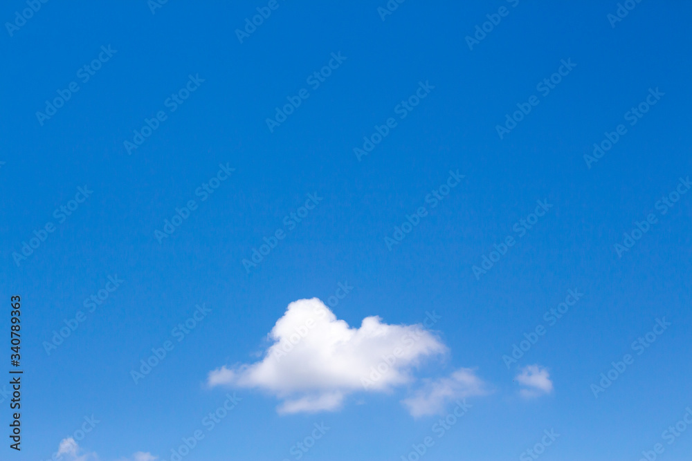 Blue sky background with clouds and wallpaper