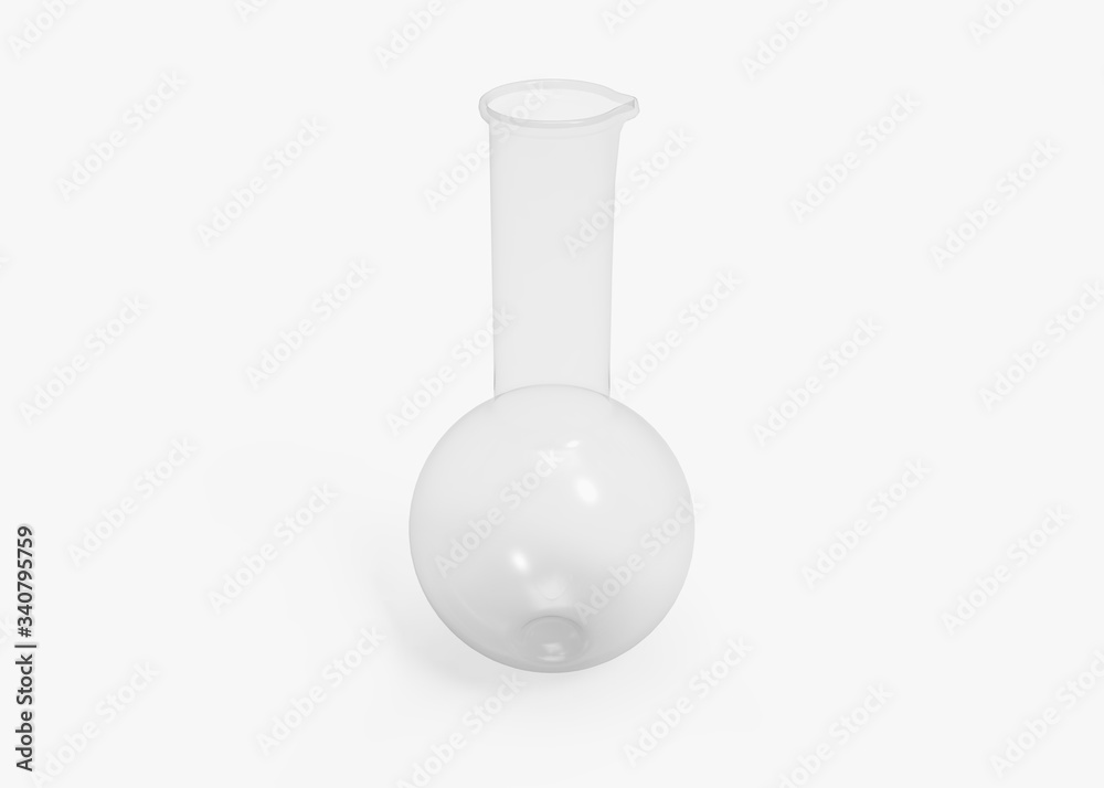 Experiment tube. Isolated on white. Clipping path. 3D Rendering.
Experiment tube. Isolated on white. Clipping path. 3D Rendering.