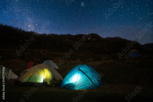 mountain camping