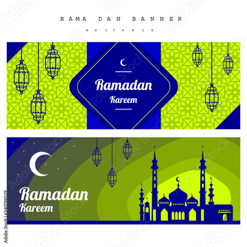ramadan banner in two styles (ID: 340796529)