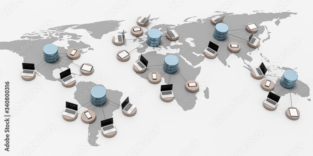 Photography Global Network Illustration