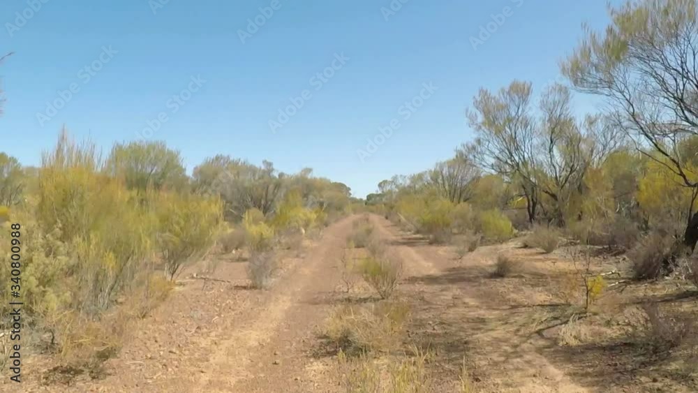 Ride through the bushland in the outback. Australia, Western Australia Ride through the bushland in the outback. Australia, Western Australia