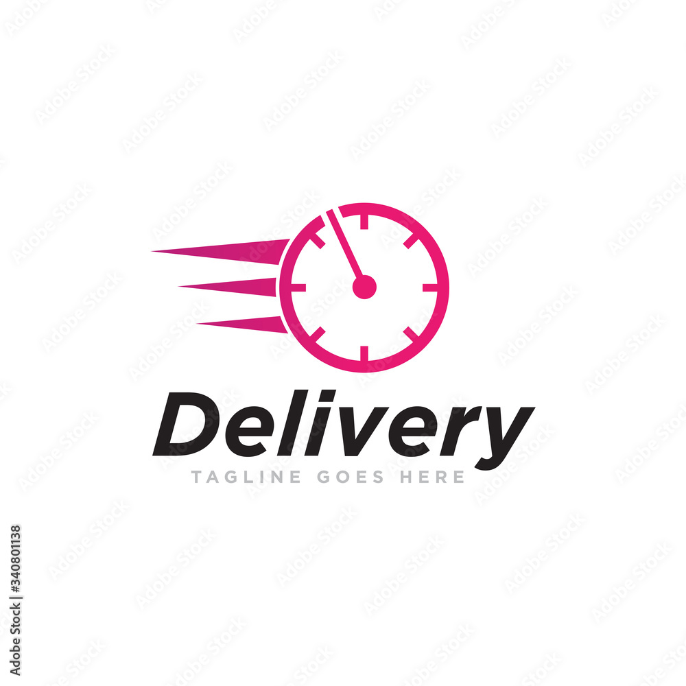 Fast Delivery Logo Icon Design Vector