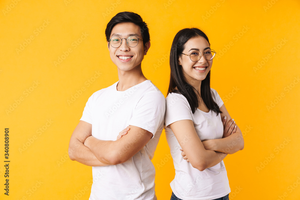 Portrait of a beautiful young asian couple Portrait of a beautiful young asian couple