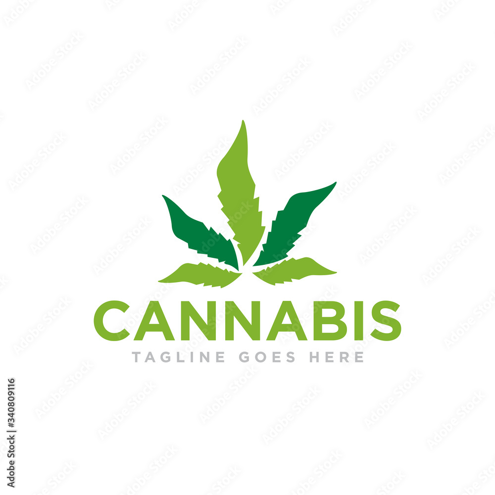 Cannabis or Marijuana Logo Design Vector Cannabis or Marijuana Logo Design Vector