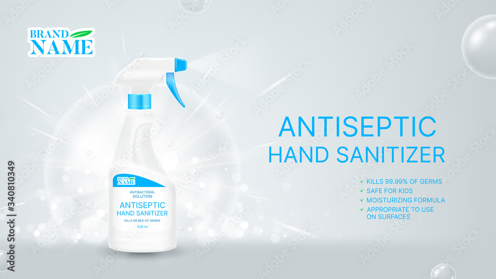 Promo hand sanitizer top