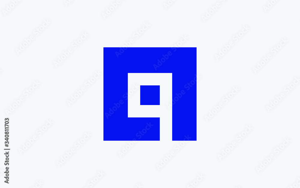q Lowercase Letter Icon or Logo design, Vector Template q Lowercase Letter Icon or Logo design, Vector Template