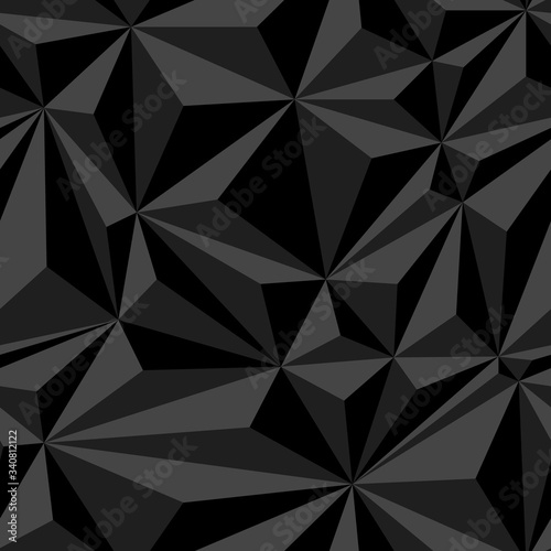 Black crumpled paper simple...