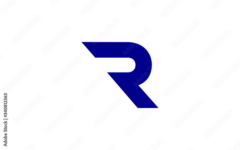 R Uppercase Letter Icon or Logo design, Vector Template R Uppercase Letter Icon or Logo design, Vector Template
