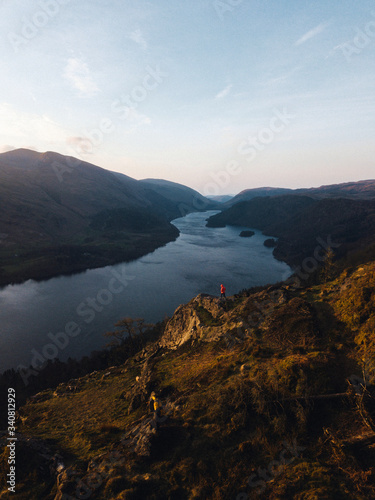 Raven Crag drone view