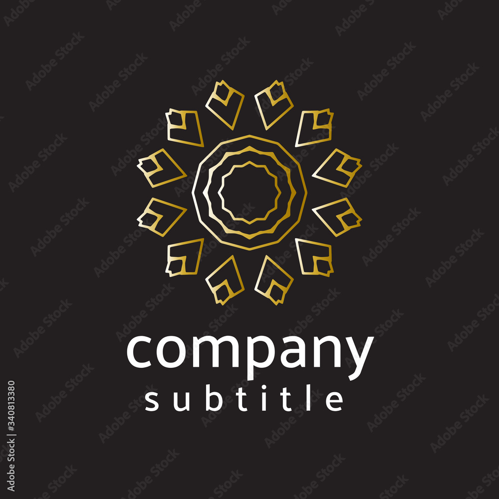 ornament gold and silver logo ornament gold and silver logo