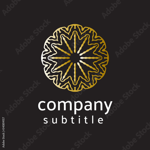 ornament gold and silver logo