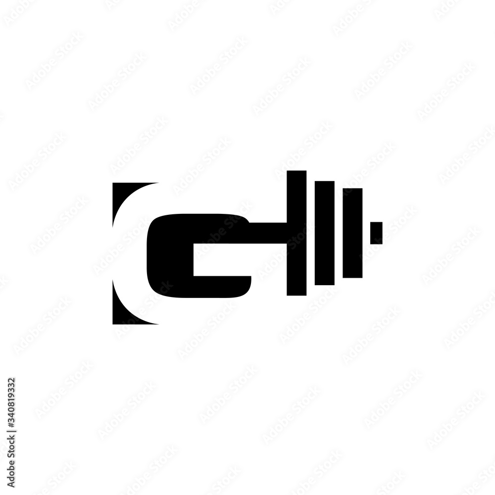Letter G Fitness Gym Logo Design. Barbel Sports Vector Icon Letter G Fitness Gym Logo Design. Barbel Sports Vector Icon