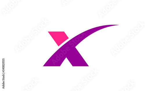 X Uppercase Letter Icon or Logo design, Vector Template