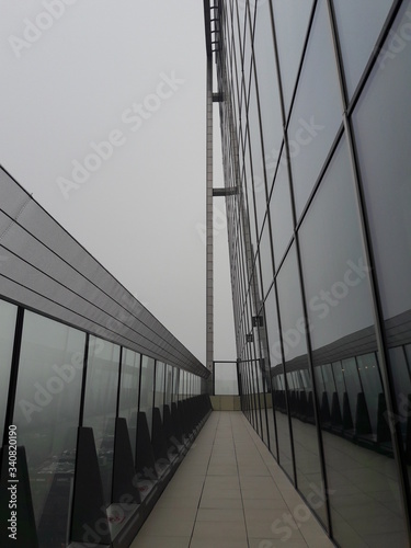 wieżowiec, OBC, Olivia Business Centre, architektura, Gdańsk, budowa, sal, niebo, szkło, metal, budynek, drapacz chmur, budowa, miejski, inżynieria, projekt, perspektywa