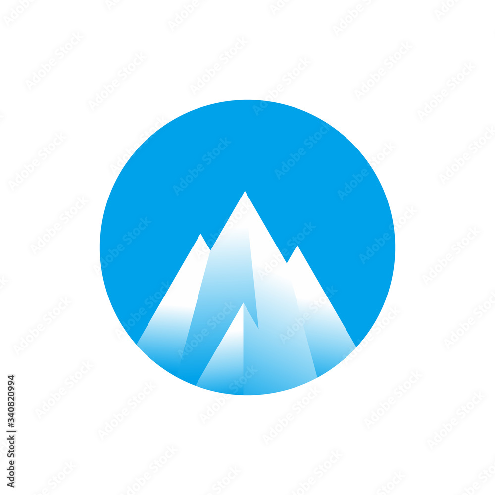 mountain icon vector illustration mountain icon vector illustration