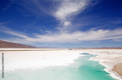 Salar de Pocitos in Puna de Atacama, Argentina