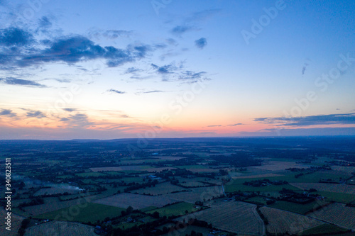 Wallpaper Mural Aerial view of wheat fields in Normandy, France Torontodigital.ca