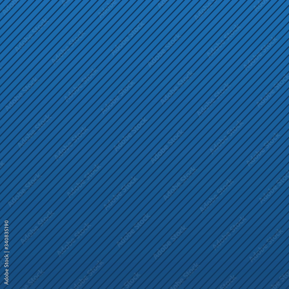 Blue pattern with diagonal line. Jeans, velvet texture. Graphic gradient stripes. Abstract light blue wallpaper. Navy background. Luxury water pastel design. Sky color. Modern template. Vector.