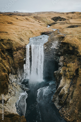 Waterfall in Iceland