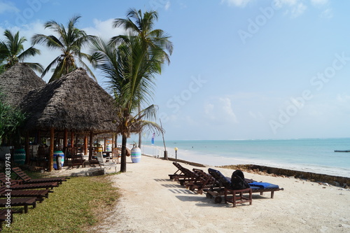 tropical beach resort