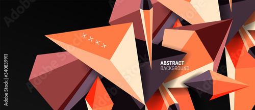 Trendy simple triangle abstract background  dynamic motion concept. Vector Illustration For Wallpaper  Banner  Background  Card  Book Illustration  landing page