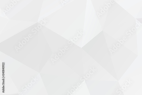 White polygon textured background photo