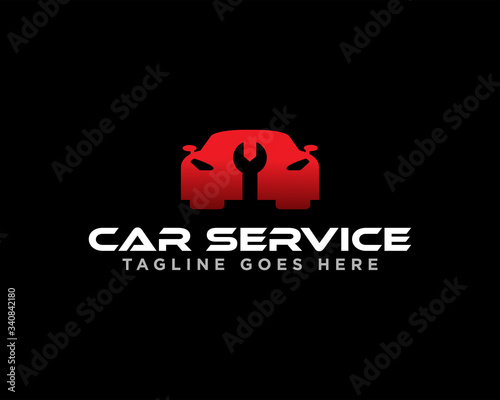 Car Service Logo Design Vector