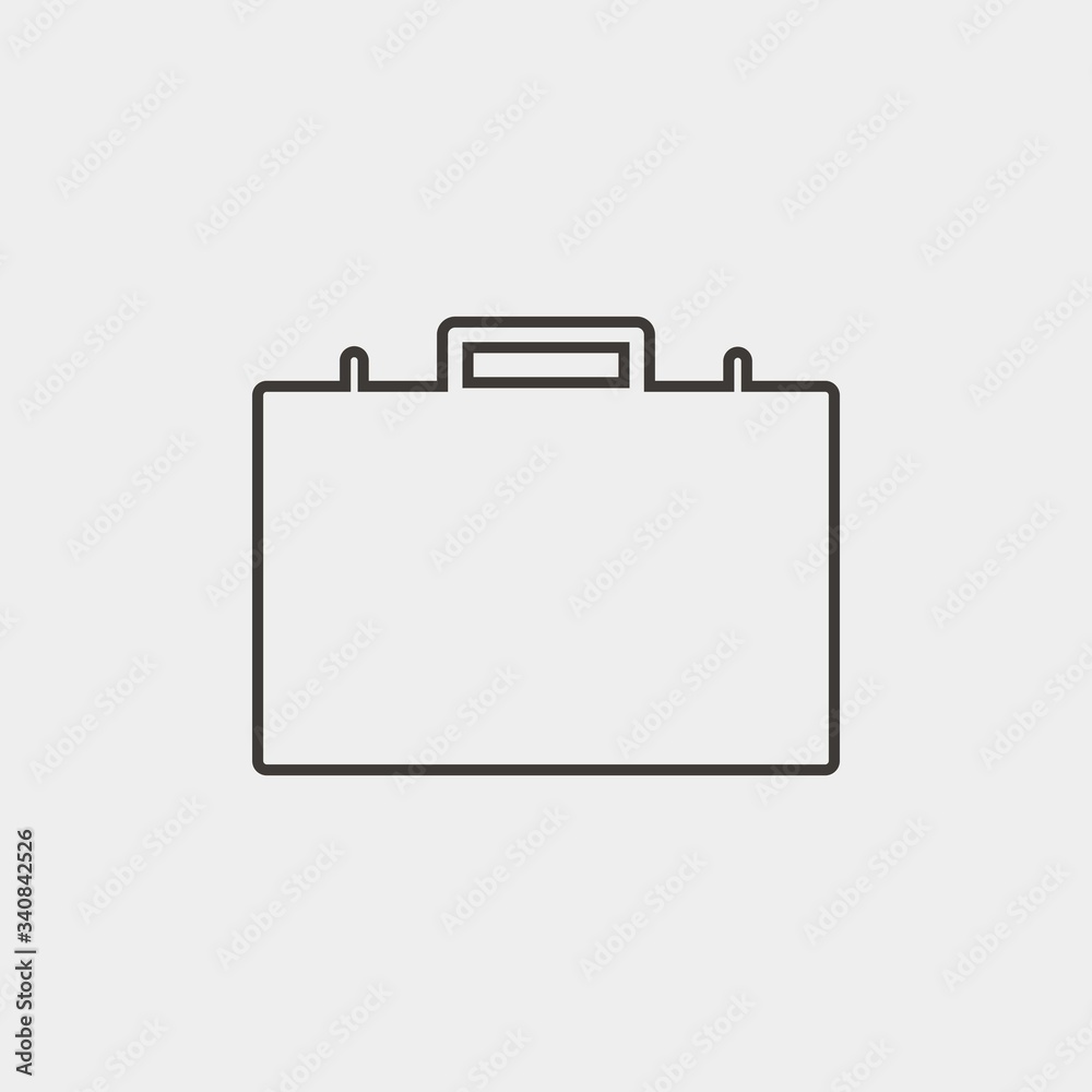 briefcase icon vector illustration and symbol for website and graphic design briefcase icon vector illustration and symbol for website and graphic design