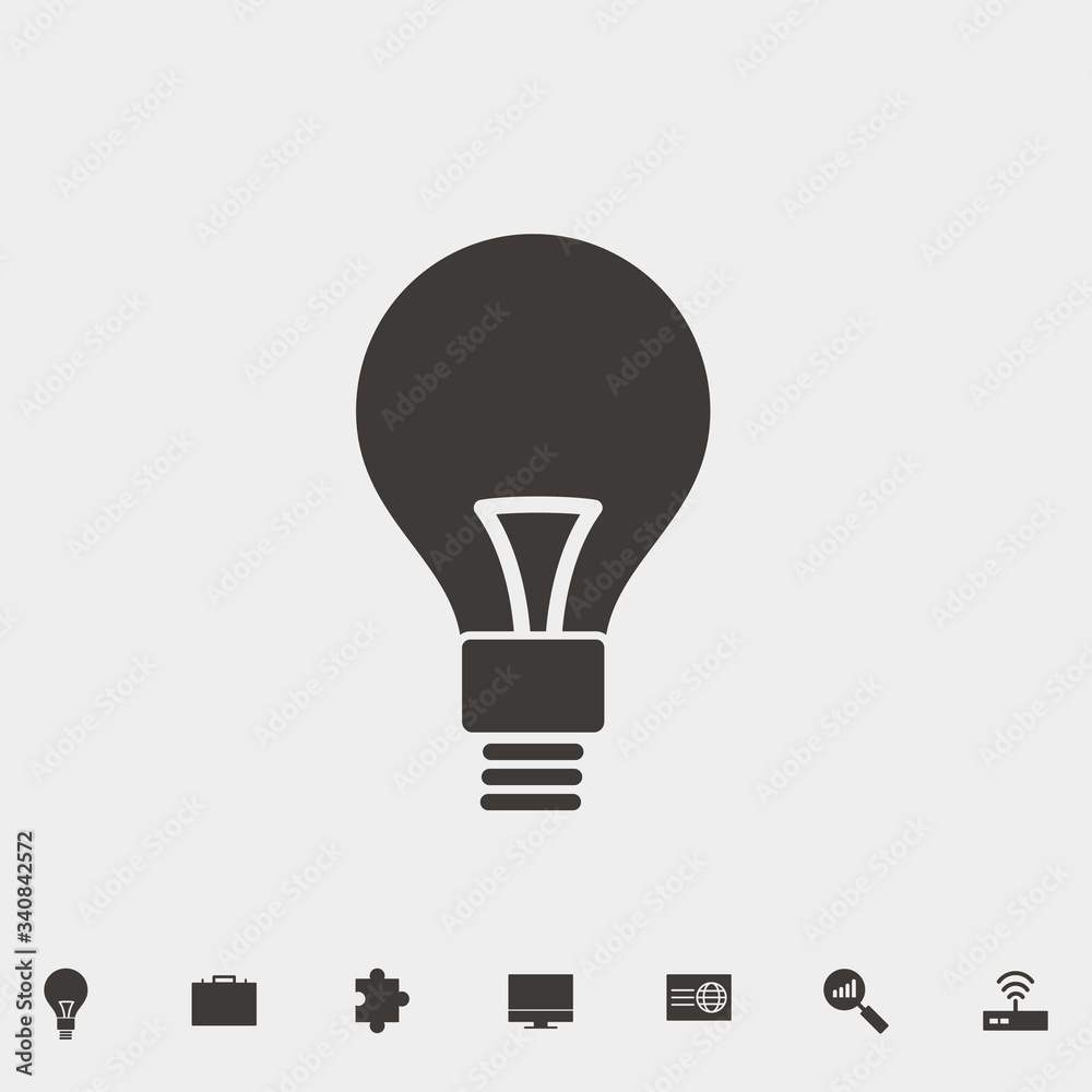 bulb icon vector illustration and symbol for website and graphic design bulb icon vector illustration and symbol for website and graphic design