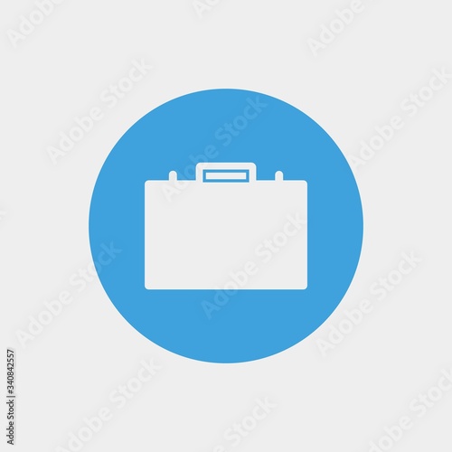 briefcase icon vector illustration and symbol for website and graphic design