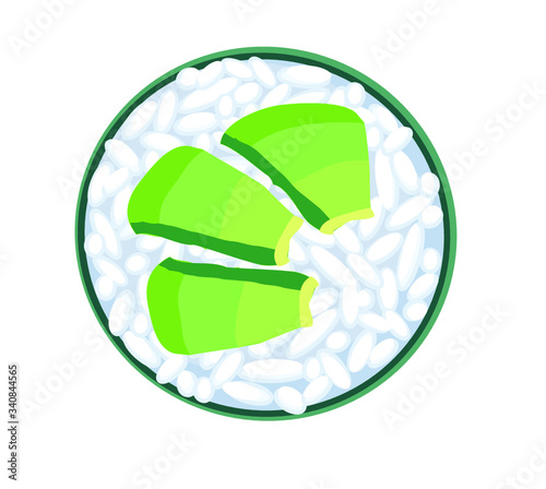 maki avocado sushi japanese food asia rice raw fish sea food icon isolated on white background 