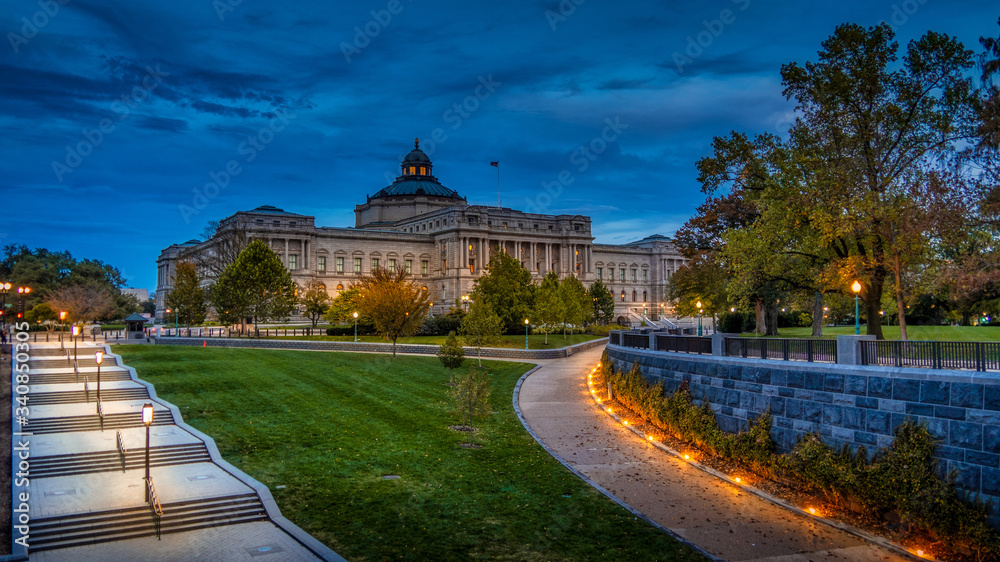 Εκτύπωση καμβά Library of Congress is situated in Washington DC US