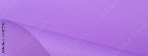 Abstract banner background. Violet purple color paper in geometric shapes
